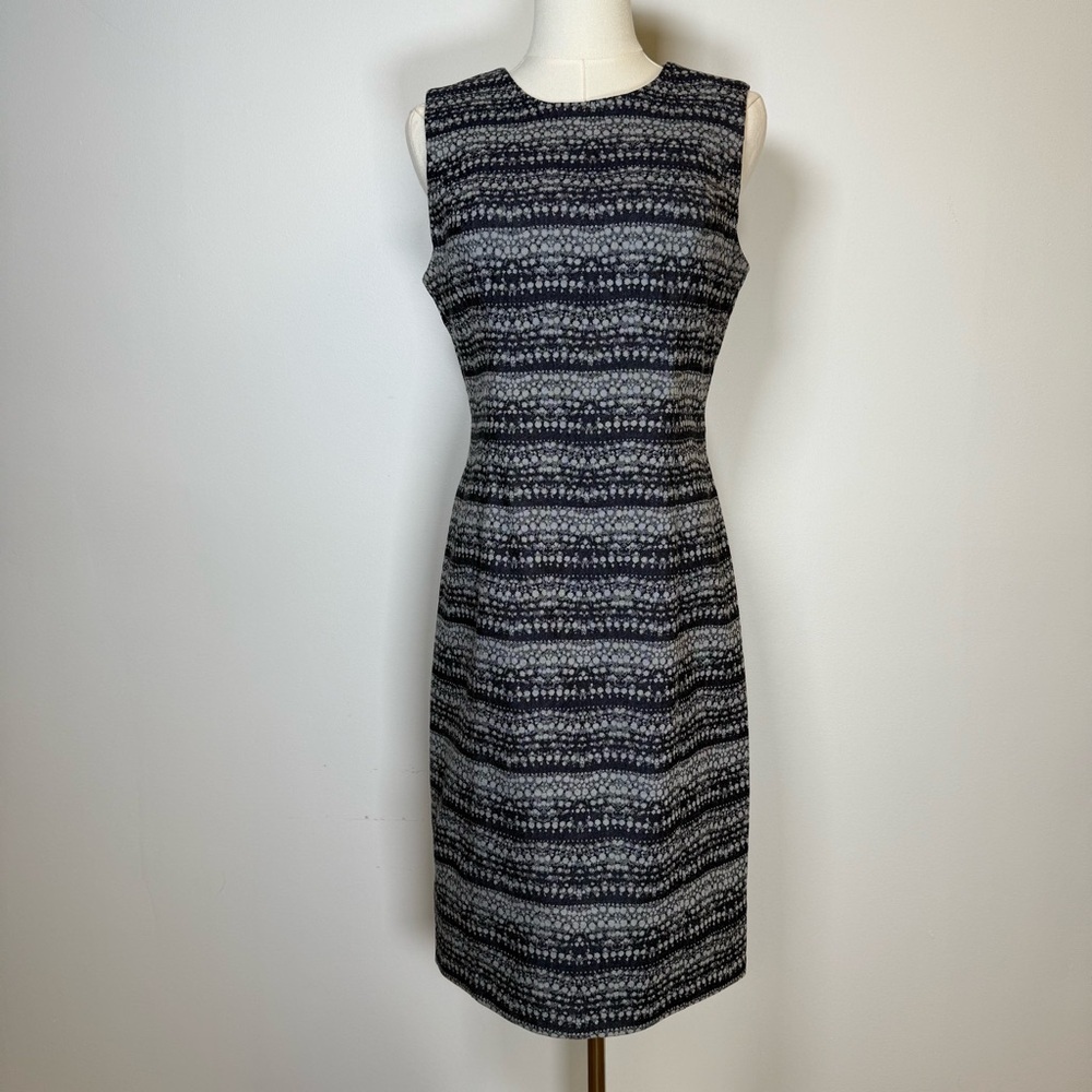 Tommy Hilfiger Sleeveless Navy And Gray Cotton Blend Dress Women’s Size 6